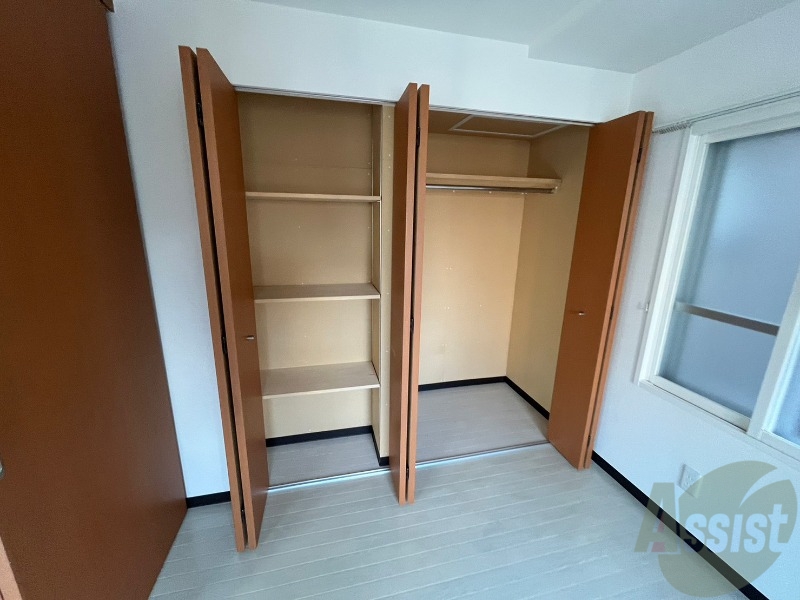 収納　収納もバッチリあるのでお部屋が片付きますよ！