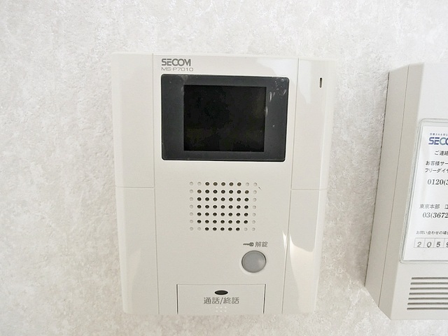 セキュリティ　インターホンにはＴＶモニター付き！