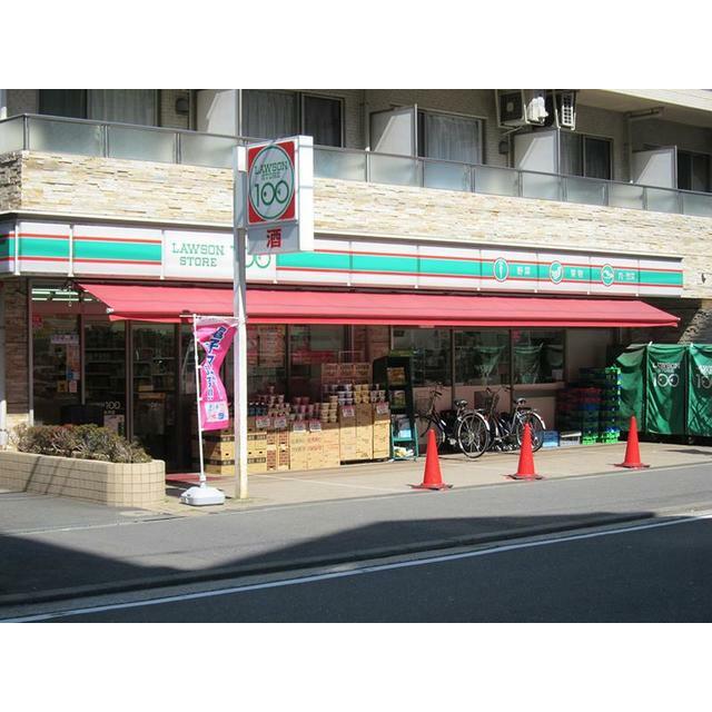 コンビニ　ローソンストア１００川崎新丸子店（コンビニ）まで445m