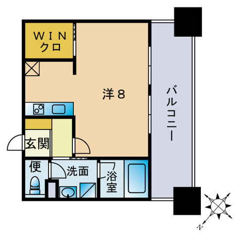 ビエラコート博多駅前の間取り写真