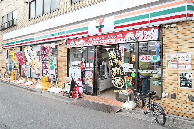 コンビニ　セブンイレブン中野沼袋駅前店（コンビニ）まで376m