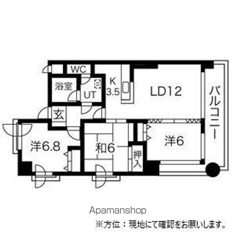 プラザ南伏見の間取り写真