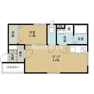 AZUR江南の間取り写真