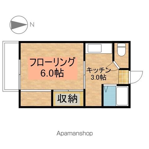 ハイツ西中田の間取り写真
