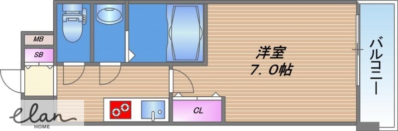 LIVIAZ OSAKA Veriteの間取り写真