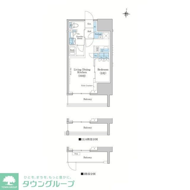 スタイリオ蒲田WESTの間取り写真