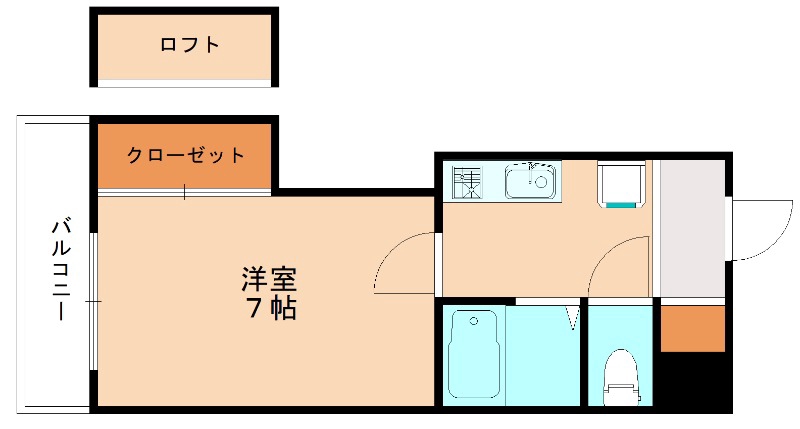 シティマンション戸畑の間取り写真