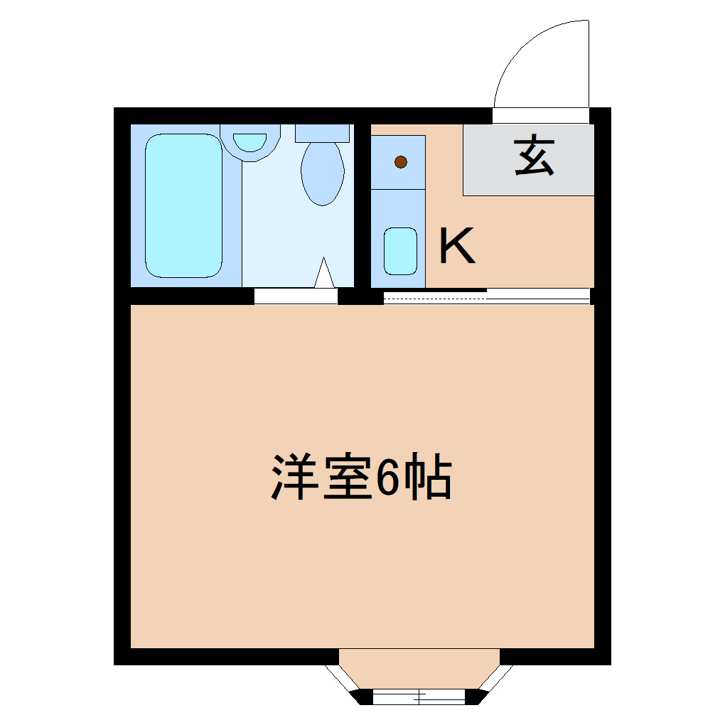 エスティライフあやめ池の間取り写真