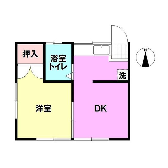 湘南新宿ライン高海 茅ケ崎駅 徒歩13分 2階建 築37年の間取り写真