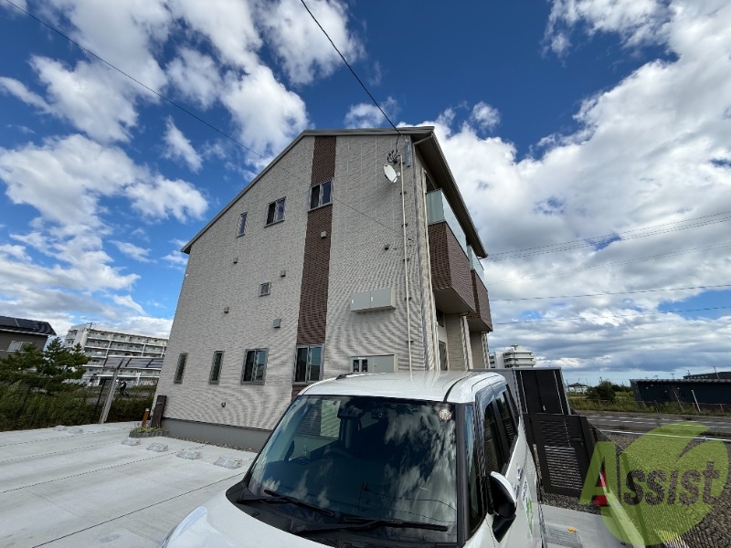 建物外観　宮城県名取市閖上中央２丁目「ベルリード・タカタミ２」
