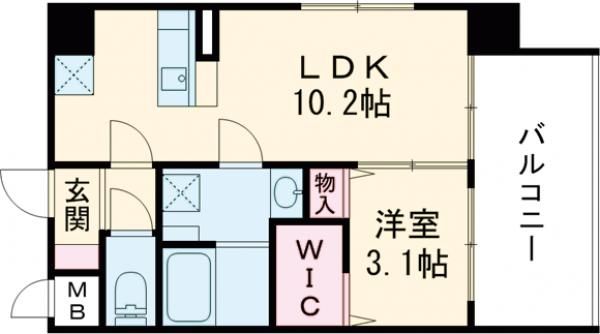 FERIO博多駅南の間取り写真