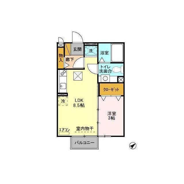 シャルマンIIの間取り写真