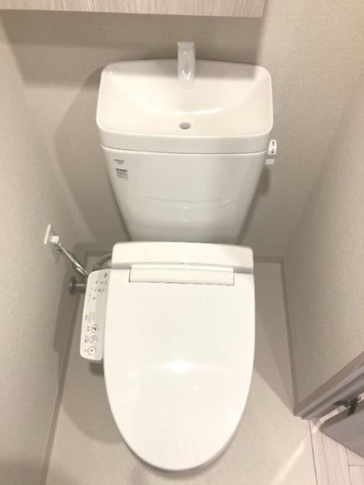 東京メトロ有楽町線 新富町駅 徒歩2分 10階建 築3年のトイレ写真