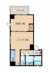 小田急線 千歳船橋駅 徒歩10分 6階建 築15年の間取り写真