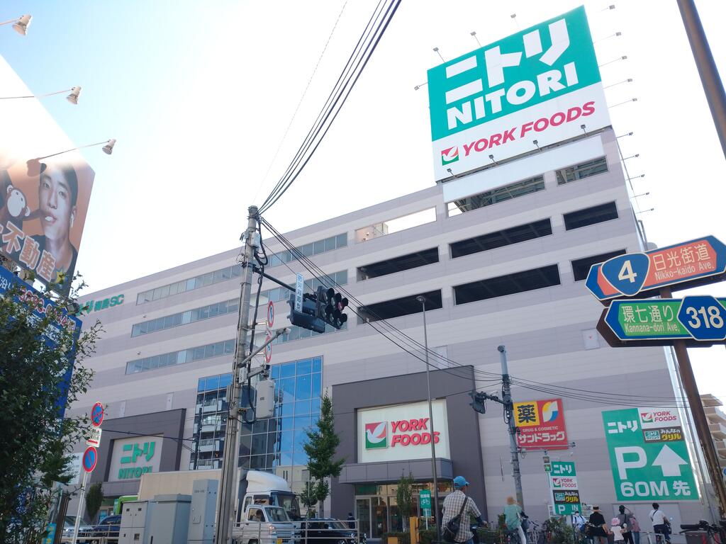 ホームセンター　ニトリ環七梅島店（ホームセンター）まで810m