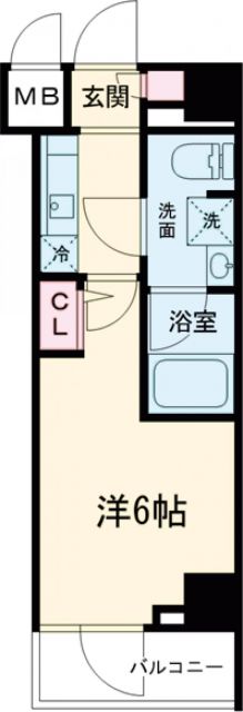 メインステージ北千住IVの間取り写真
