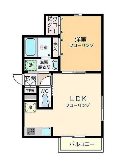 東京メトロ日比谷線 入谷駅 徒歩2分 3階建 築13年の間取り写真