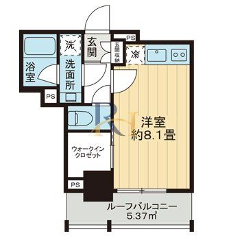 ライオンズ千代田岩本町ミレスーKDAの間取り写真