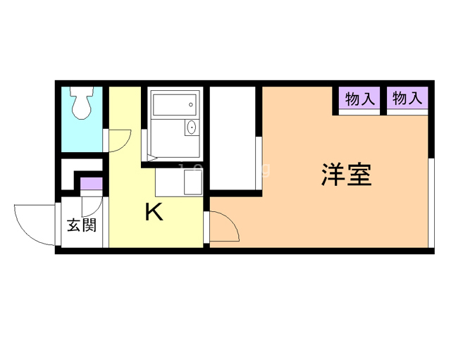 レオパレスシャルマンの間取り