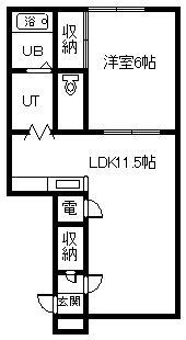 アスティ１３Ａ棟の間取り