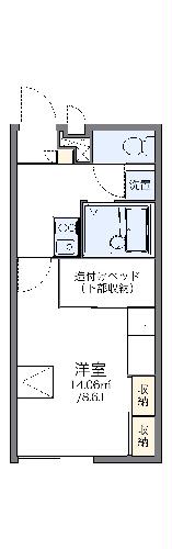 レオパレスハッピーヴィラIIの間取り