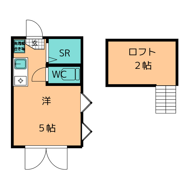 フェリスクラージュの間取り写真