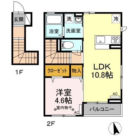 ハレカノアの間取り