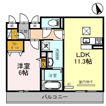 サニーホームズの間取り