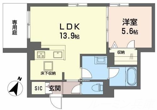 エクセレントガーデンヒルズBの間取り