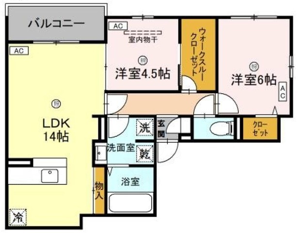 ライジング ヒルズの間取り