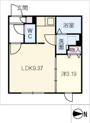 ｑｕａｄｏｒ名古屋ＷＥＳＴの間取り