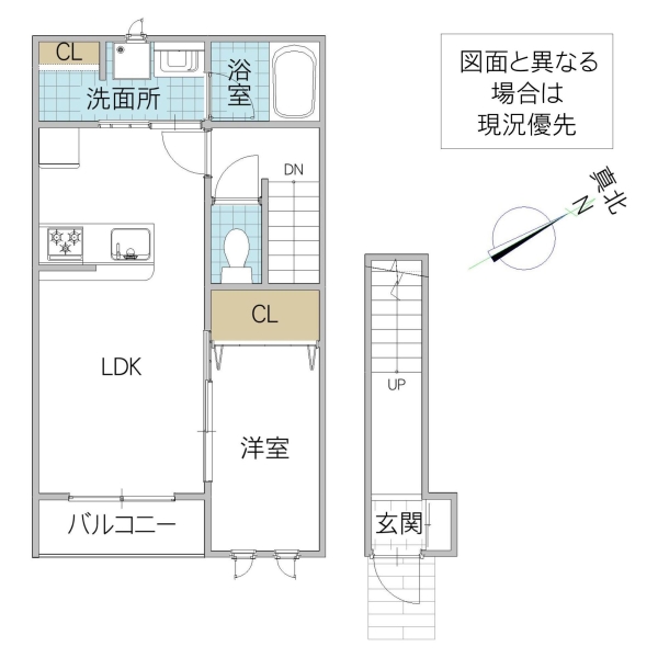 レーガベーネ小松 A棟の間取り