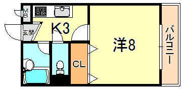 ステラハウス２６の間取り