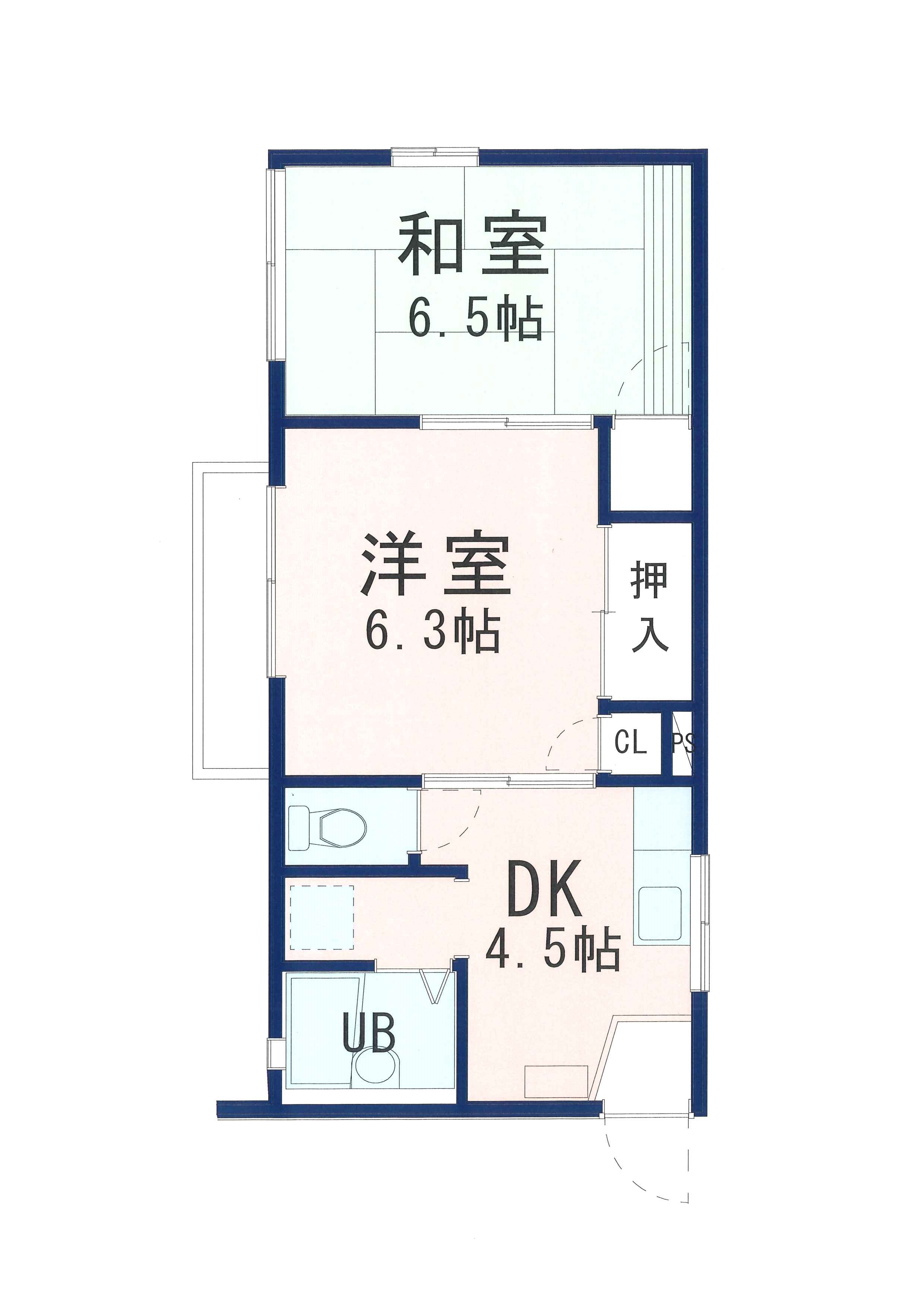 プリモコート赤山の間取り