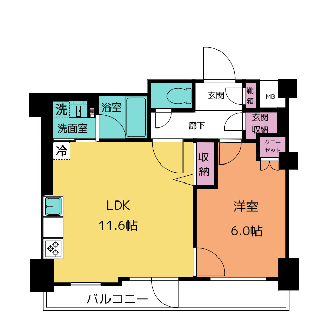 ＥＰＡＣ　Ｓｐｏｒｔｓ　Ｒｅｓｉｄｅｎｃｅの間取り