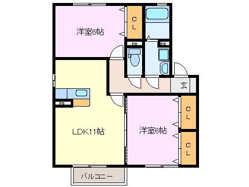 セピアコートの間取り