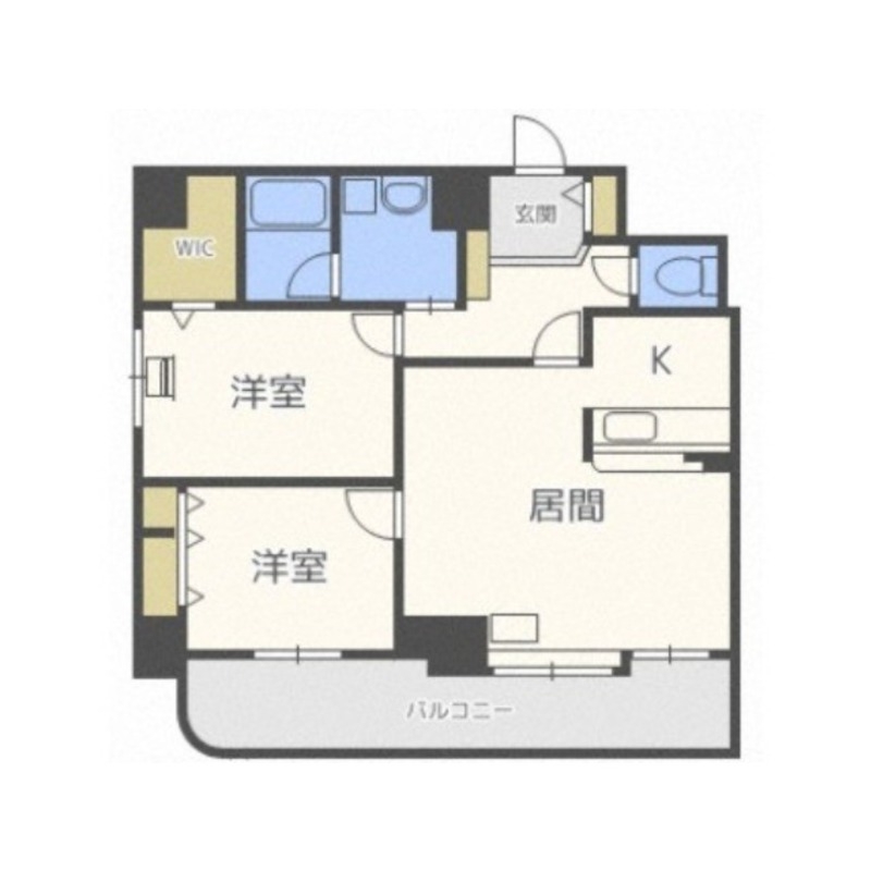 インペリアル山鼻の間取り