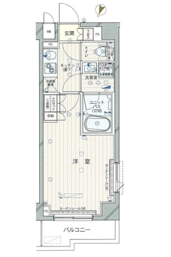 板橋区泉町のマンションの間取り