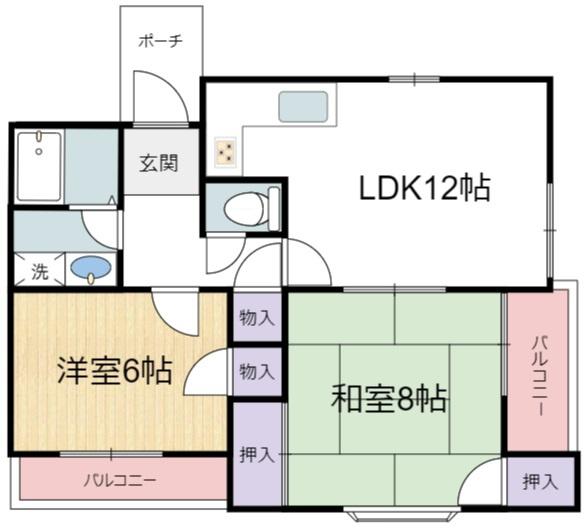 サウスパインの間取り