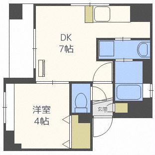 クラッセ北大通りIIの間取り