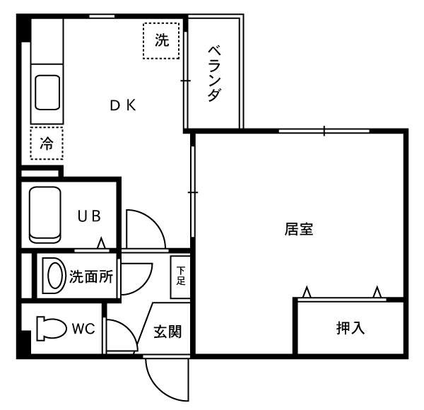 Garden Portの間取り