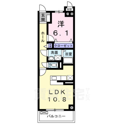 アクアパレスの間取り