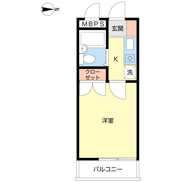 リバティー貝沢の間取り