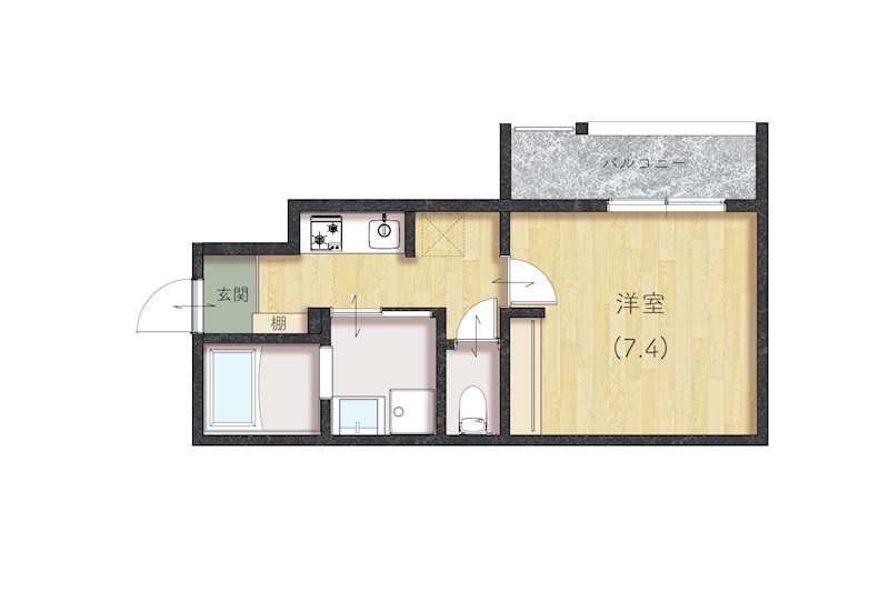 Comfort三吉南の間取り