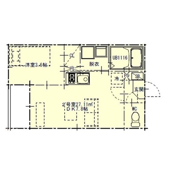 名古屋市南区明治のアパートの間取り