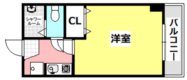 茨木市総持寺駅前町のマンションの間取り