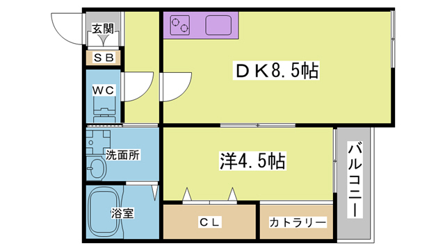 NET-K妙法寺の間取り