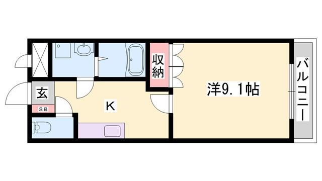 ビアンヒルズの間取り