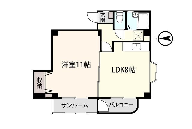 アシスト第７富山マンションの間取り