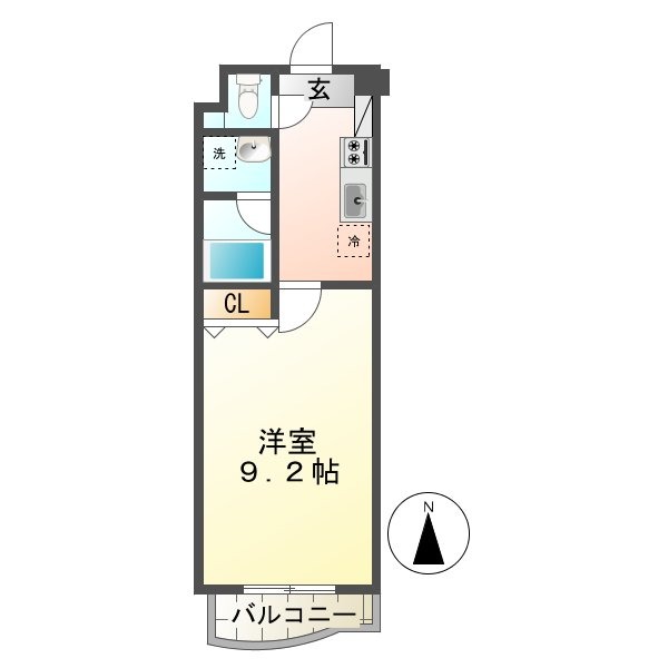 八王子市左入町のマンションの間取り